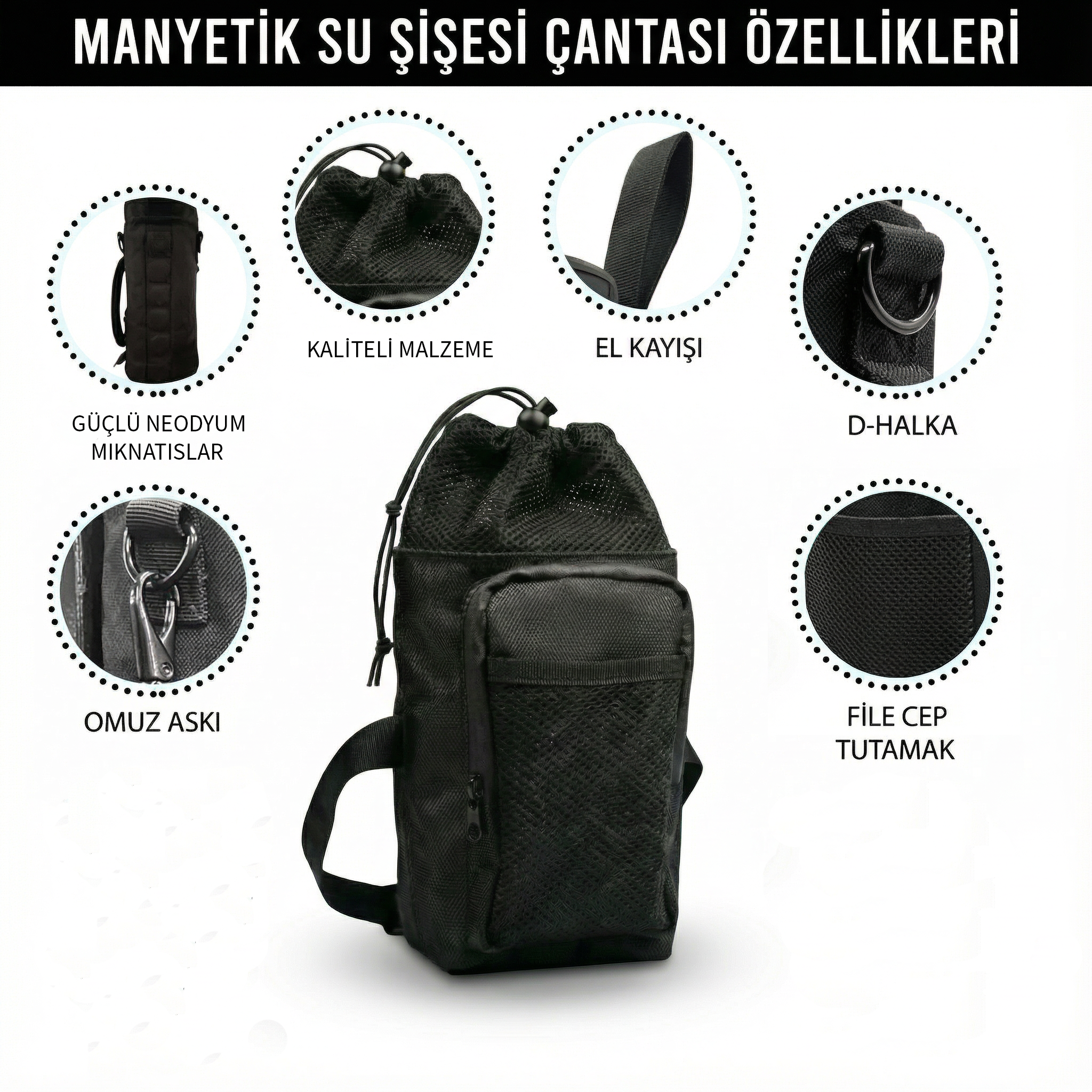 Manyetik Spor Çantası
